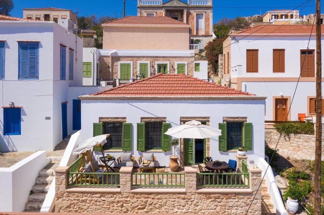 Villa Muse Clio Chalki Town Exterior foto